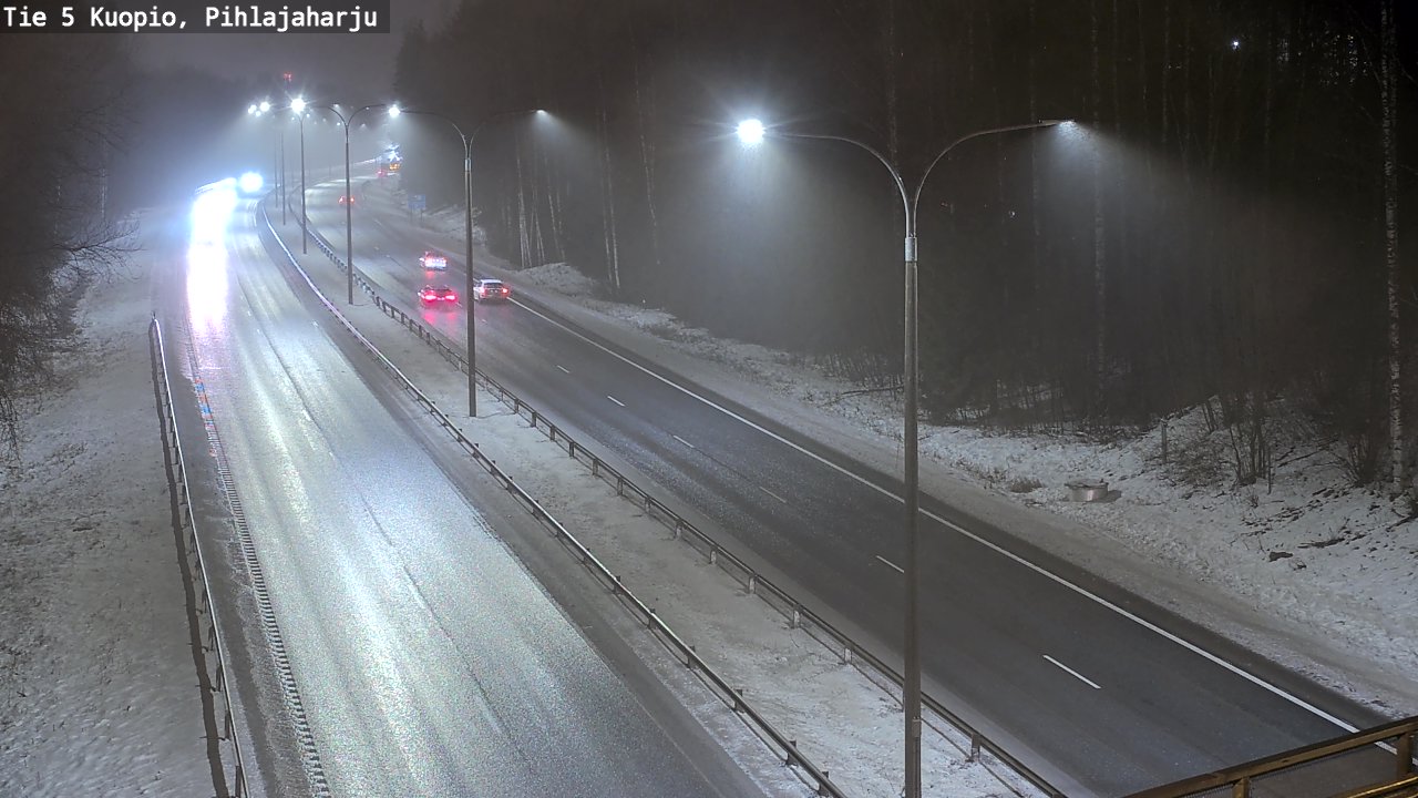 Weather Camera Image Road 5 Kuopio, Pihlajaharju, Kuopio, Pohjois-Savo