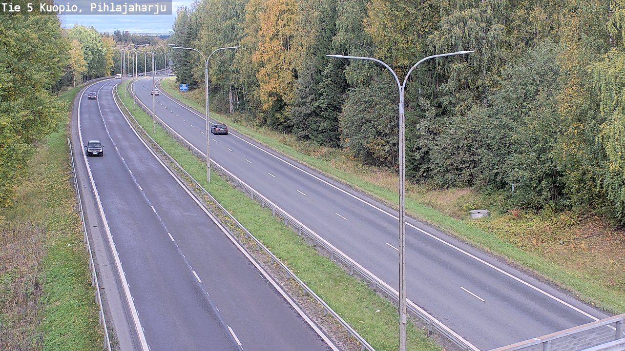 Weather Camera Image Road 5 Kuopio, Pihlajaharju, Kuopio, Pohjois-Savo