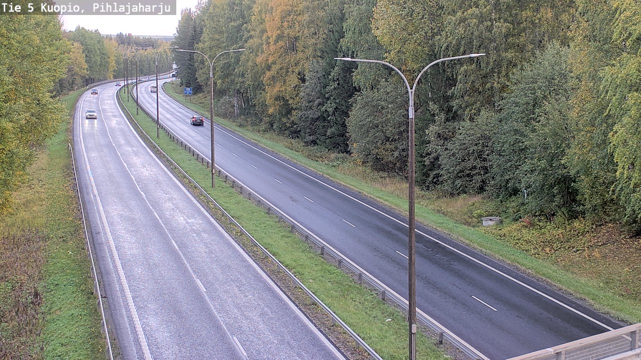 Weather Camera Image Road 5 Kuopio, Pihlajaharju, Kuopio, Pohjois-Savo