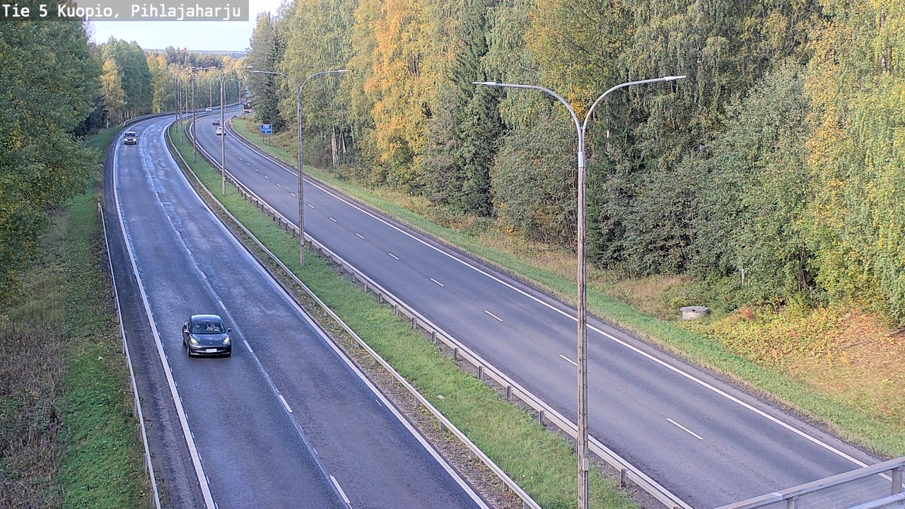 Kelikamerat Kuva Tie 5 Kuopio, Pihlajaharju, Kuopio, Pohjois-Savo