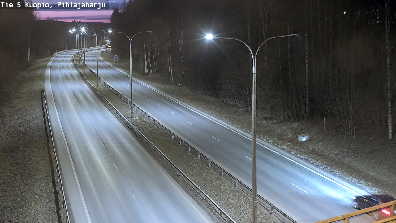 Kelikamerat Kuva Tie 5 Kuopio, Pihlajaharju, Kuopio, Pohjois-Savo