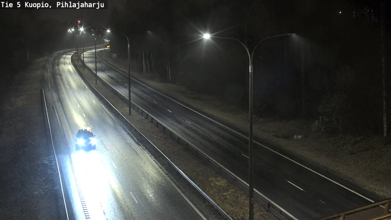 Weather Camera Image Road 5 Kuopio, Pihlajaharju, Kuopio, Pohjois-Savo