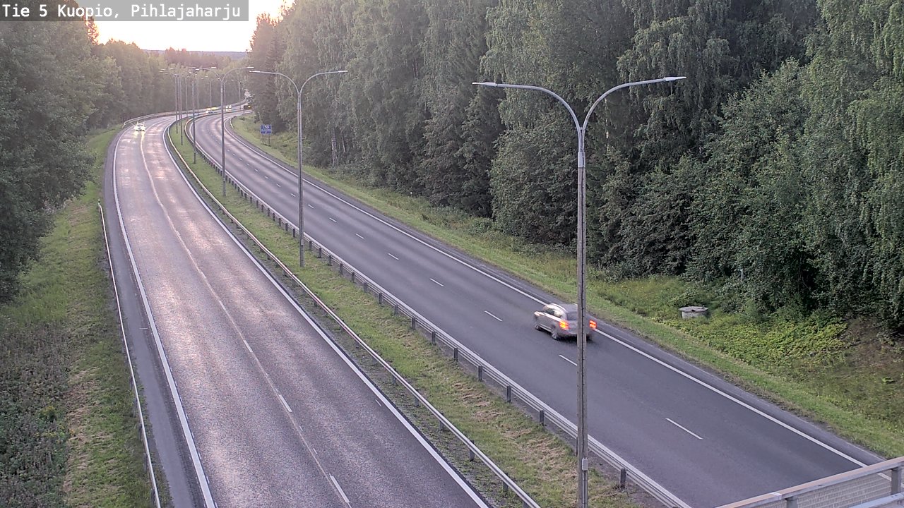 Kelikamerat Kuva Tie 5 Kuopio, Pihlajaharju, Kuopio, Pohjois-Savo