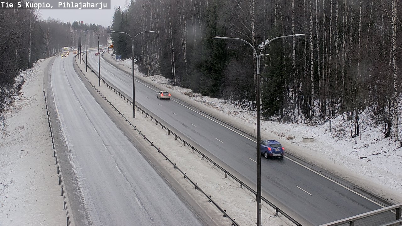Weather Camera Image Road 5 Kuopio, Pihlajaharju, Kuopio, Pohjois-Savo