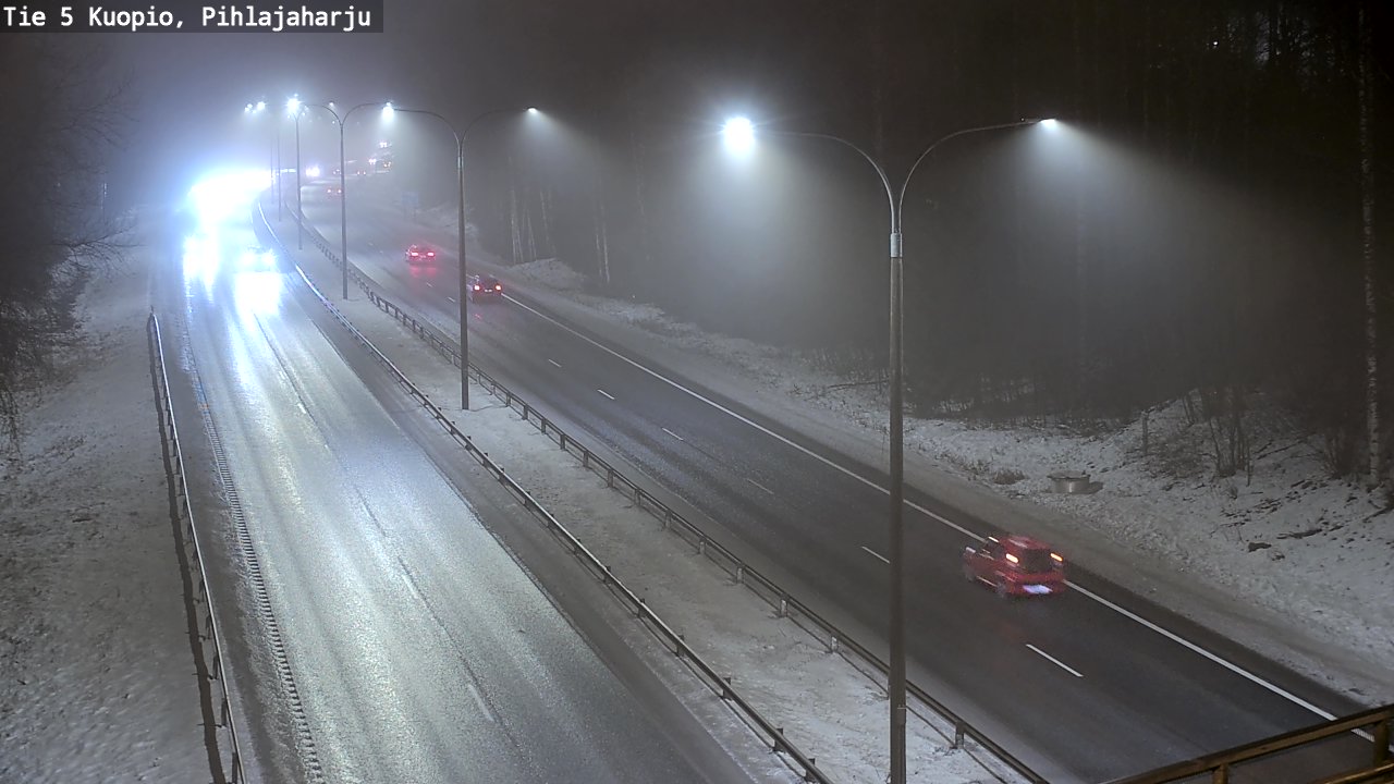 Weather Camera Image Road 5 Kuopio, Pihlajaharju, Kuopio, Pohjois-Savo