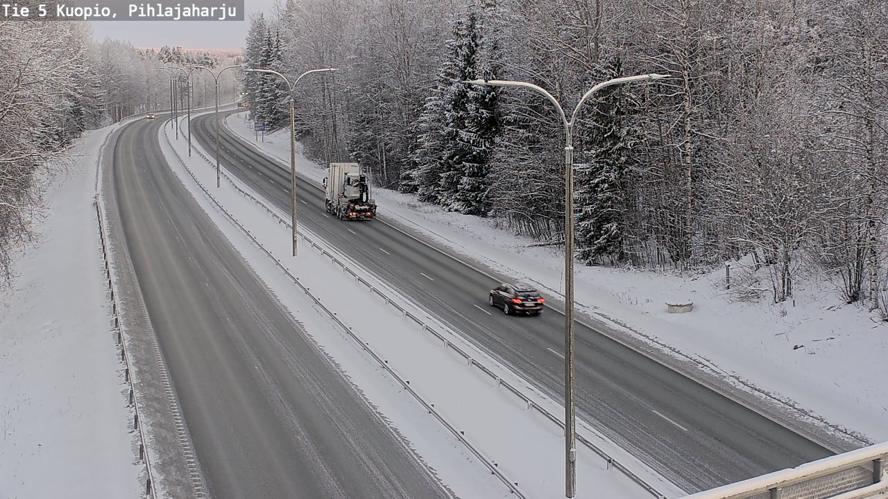 Kelikamerat Kuva Tie 5 Kuopio, Pihlajaharju, Kuopio, Pohjois-Savo