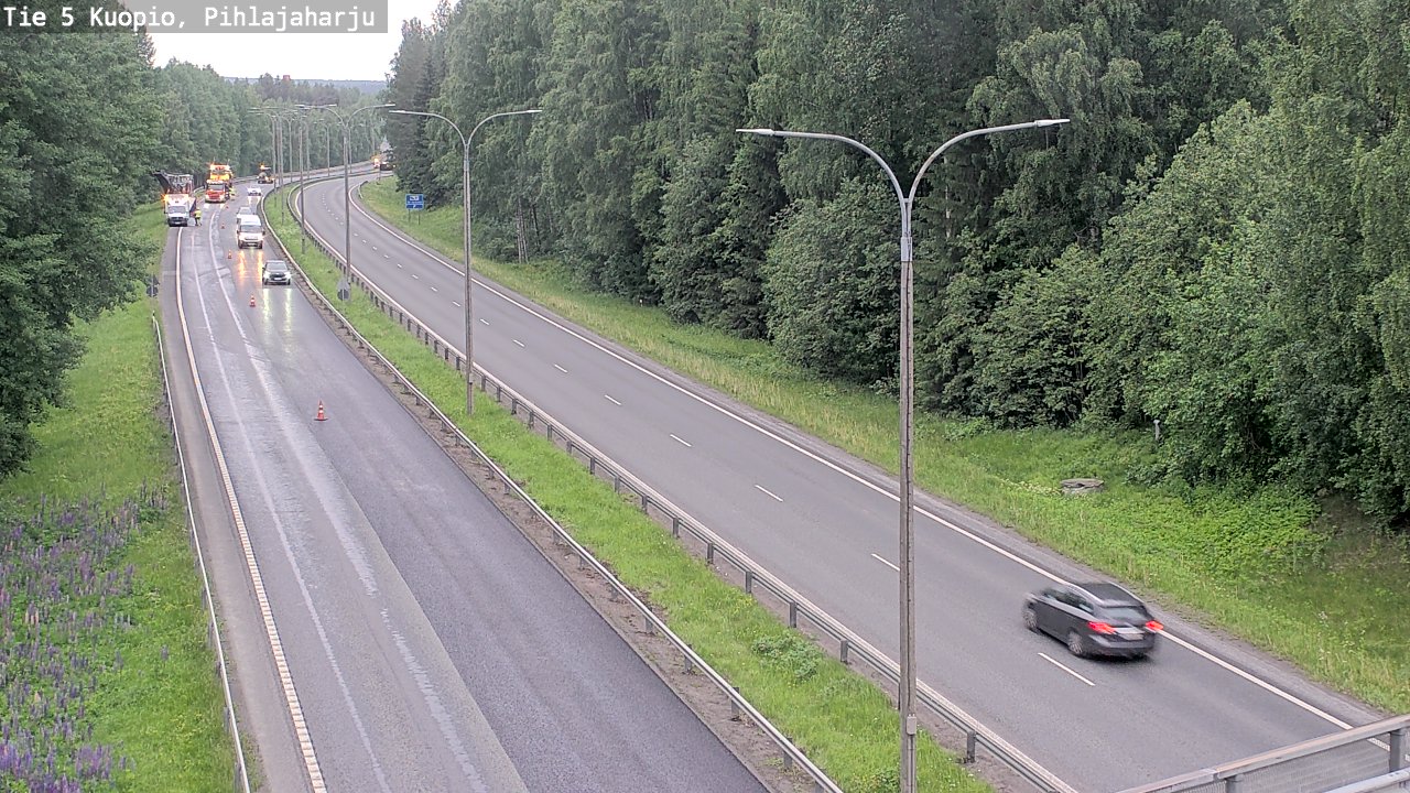 Kelikamerat Kuva Tie 5 Kuopio, Pihlajaharju, Kuopio, Pohjois-Savo