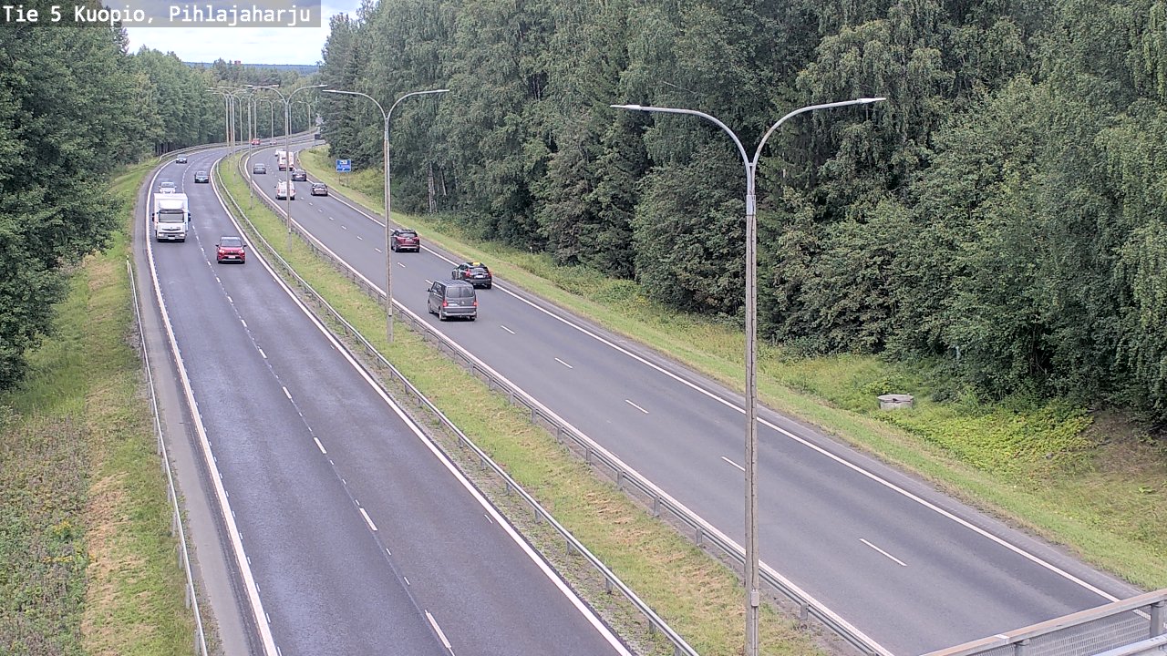 Weather Camera Image Väg 5 Kuopio, Pihlajaharju, Kuopio, Pohjois-Savo