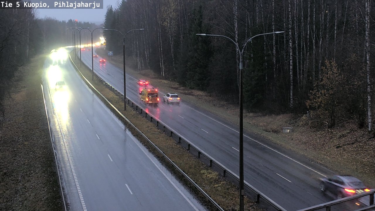 Weather Camera Image Väg 5 Kuopio, Pihlajaharju, Kuopio, Pohjois-Savo
