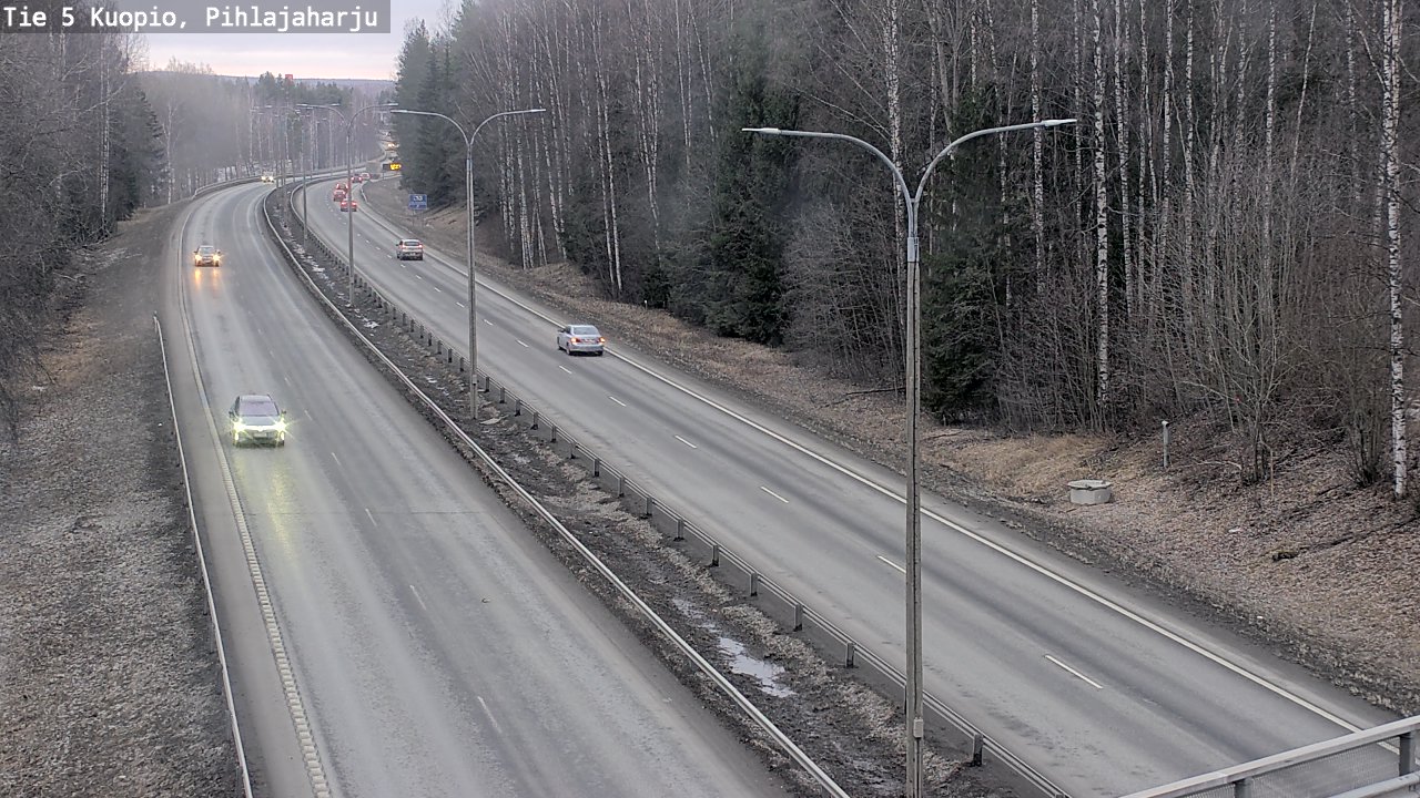 Weather Camera Image Road 5 Kuopio, Pihlajaharju, Kuopio, Pohjois-Savo