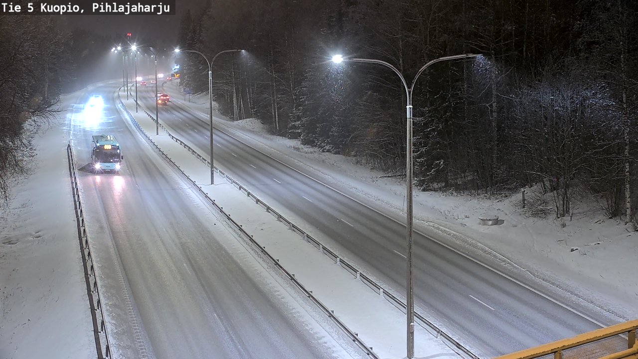 Kelikamerat Kuva Tie 5 Kuopio, Pihlajaharju, Kuopio, Pohjois-Savo