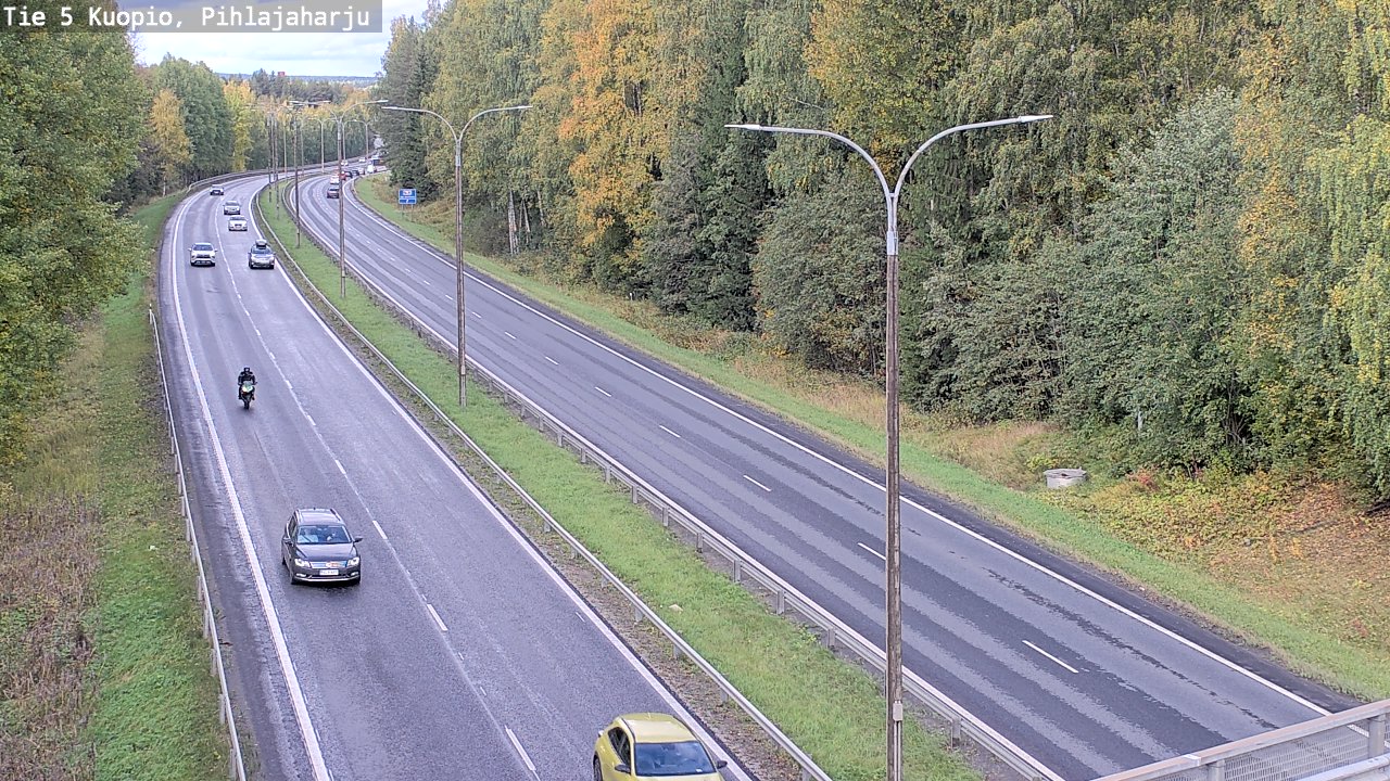 Kelikamerat Kuva Tie 5 Kuopio, Pihlajaharju, Kuopio, Pohjois-Savo
