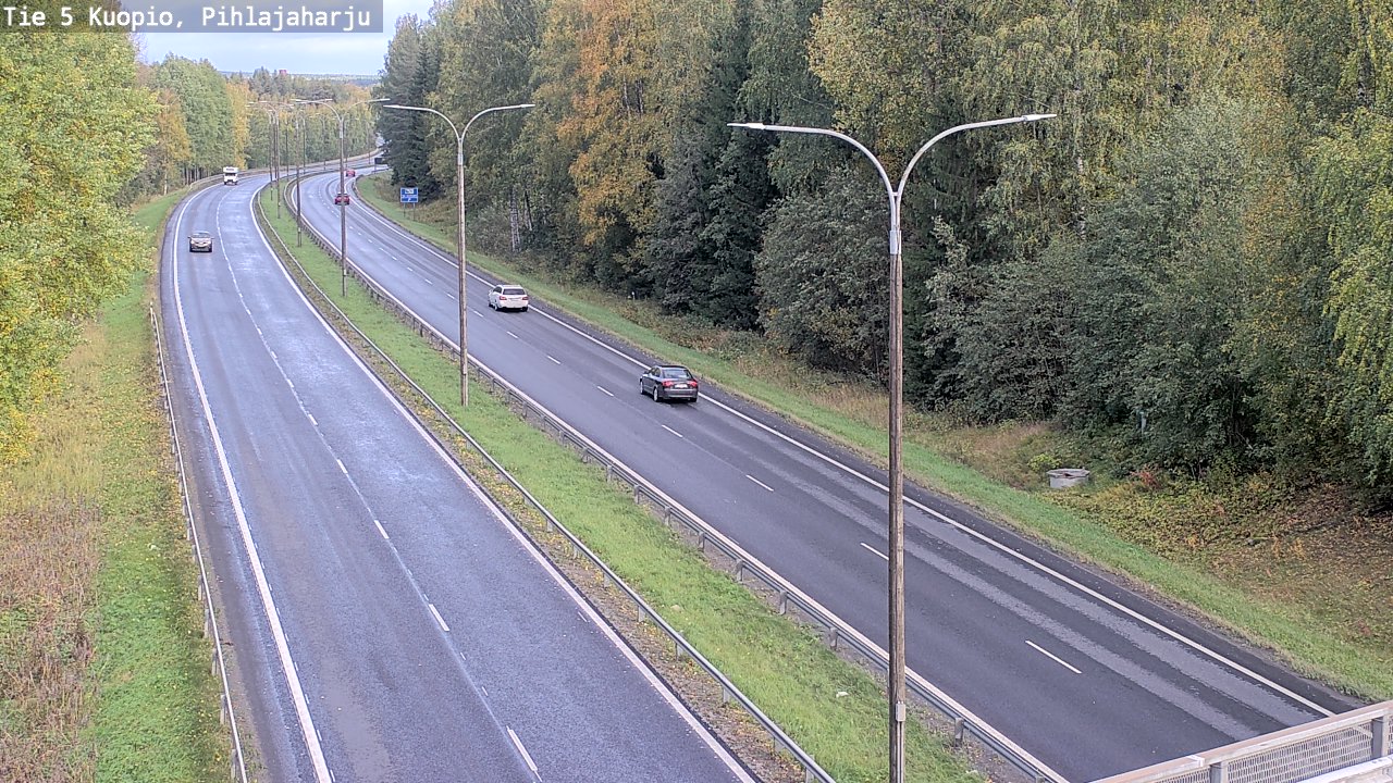 Weather Camera Image Road 5 Kuopio, Pihlajaharju, Kuopio, Pohjois-Savo