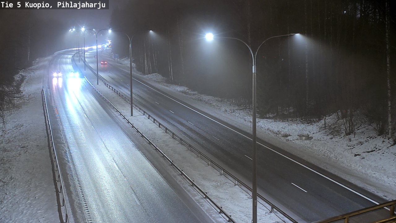 Weather Camera Image Road 5 Kuopio, Pihlajaharju, Kuopio, Pohjois-Savo