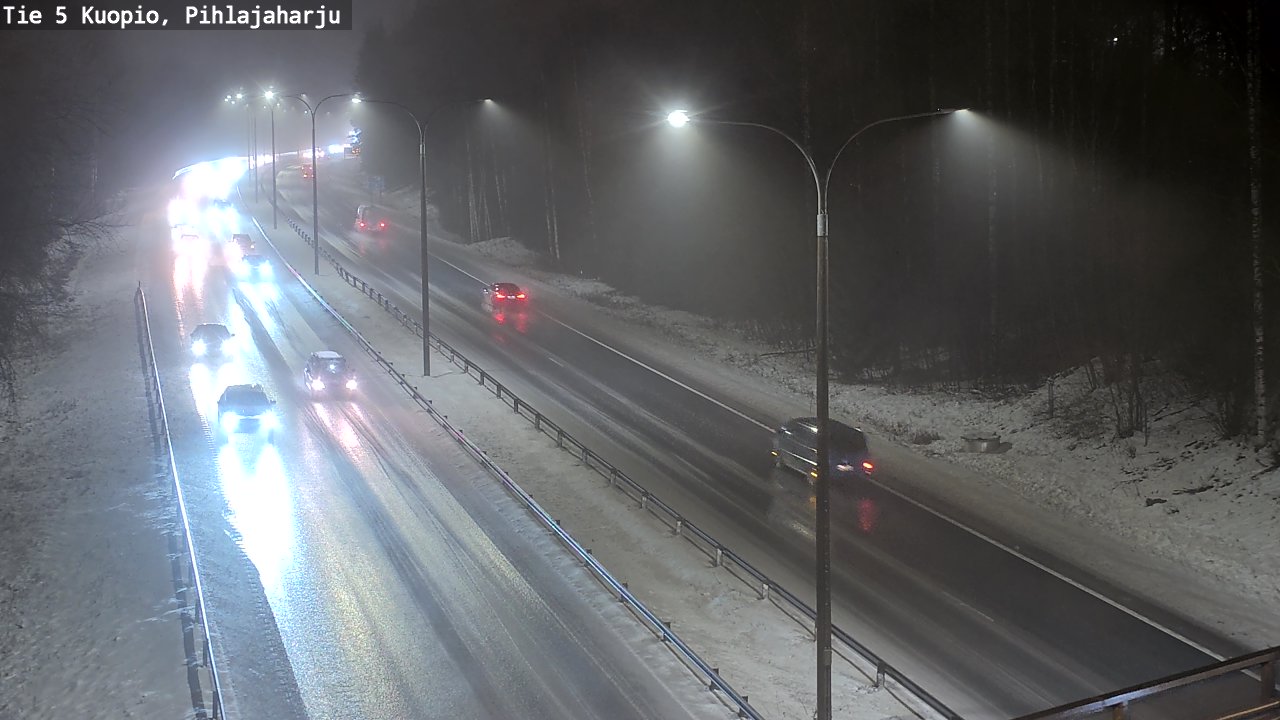 Weather Camera Image Road 5 Kuopio, Pihlajaharju, Kuopio, Pohjois-Savo