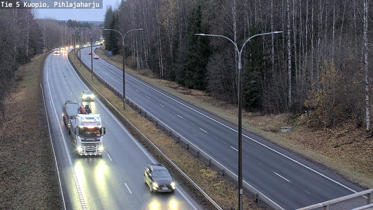 Weather Camera Image Väg 5 Kuopio, Pihlajaharju, Kuopio, Pohjois-Savo