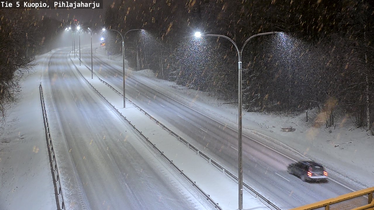 Kelikamerat Kuva Tie 5 Kuopio, Pihlajaharju, Kuopio, Pohjois-Savo