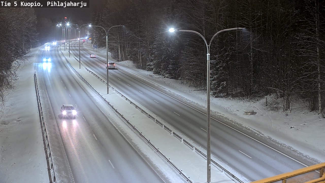 Weather Camera Image Road 5 Kuopio, Pihlajaharju, Kuopio, Pohjois-Savo
