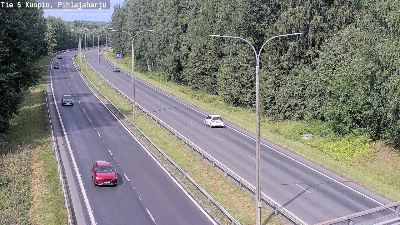 Weather Camera Image Road 5 Kuopio, Pihlajaharju, Kuopio, Pohjois-Savo