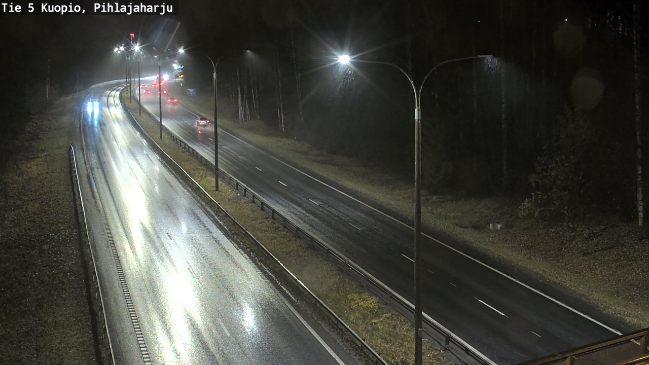 Weather Camera Image Väg 5 Kuopio, Pihlajaharju, Kuopio, Pohjois-Savo