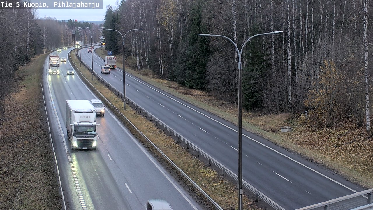 Weather Camera Image Väg 5 Kuopio, Pihlajaharju, Kuopio, Pohjois-Savo