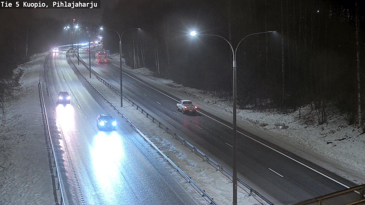 Weather Camera Image Road 5 Kuopio, Pihlajaharju, Kuopio, Pohjois-Savo