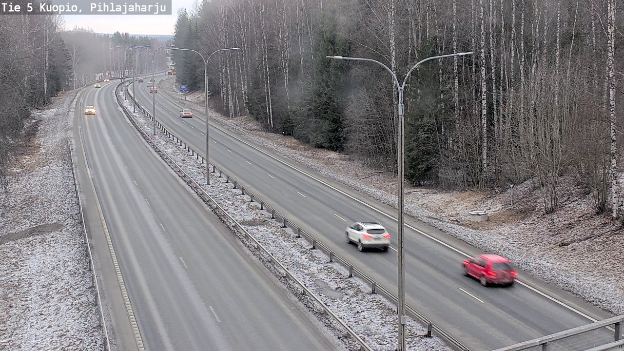 Kelikamerat Kuva Tie 5 Kuopio, Pihlajaharju, Kuopio, Pohjois-Savo