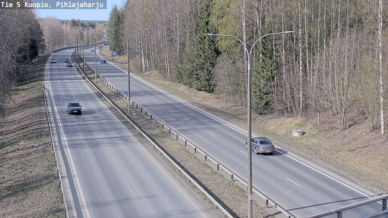 Kelikamerat Kuva Tie 5 Kuopio, Pihlajaharju, Kuopio, Pohjois-Savo