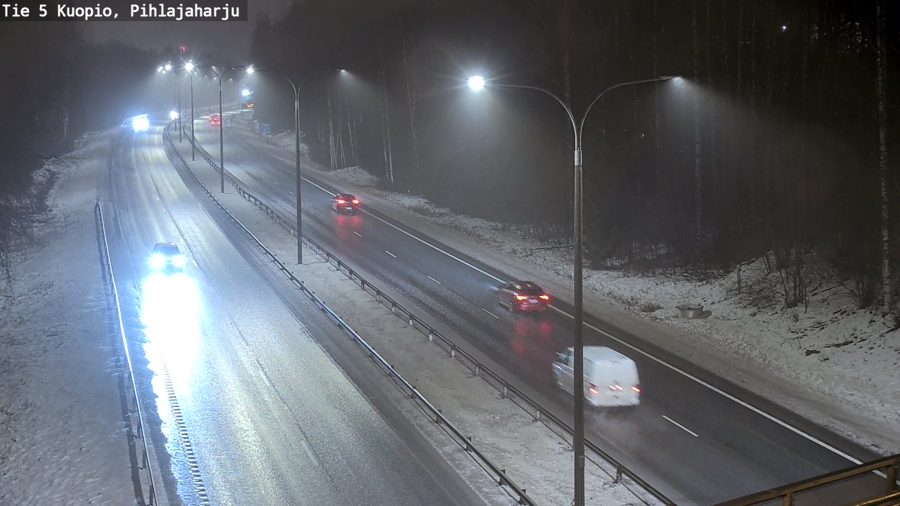 Weather Camera Image Road 5 Kuopio, Pihlajaharju, Kuopio, Pohjois-Savo