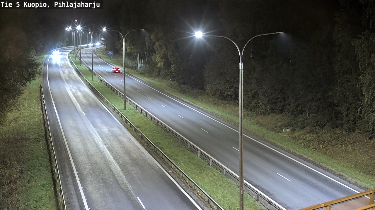 Kelikamerat Kuva Tie 5 Kuopio, Pihlajaharju, Kuopio, Pohjois-Savo