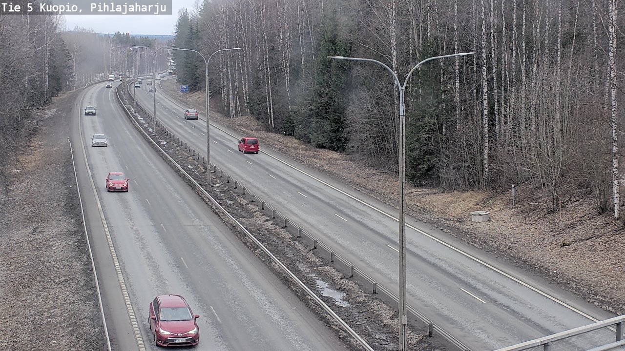 Kelikamerat Kuva Tie 5 Kuopio, Pihlajaharju, Kuopio, Pohjois-Savo