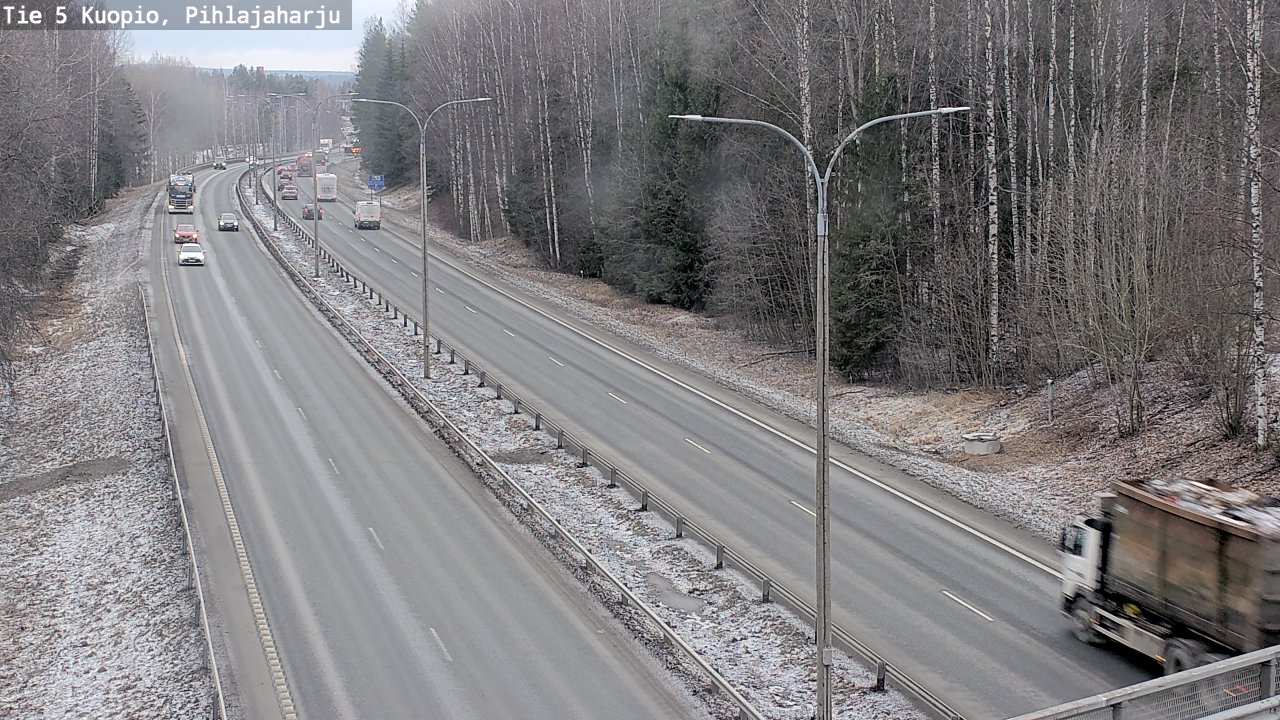 Kelikamerat Kuva Tie 5 Kuopio, Pihlajaharju, Kuopio, Pohjois-Savo