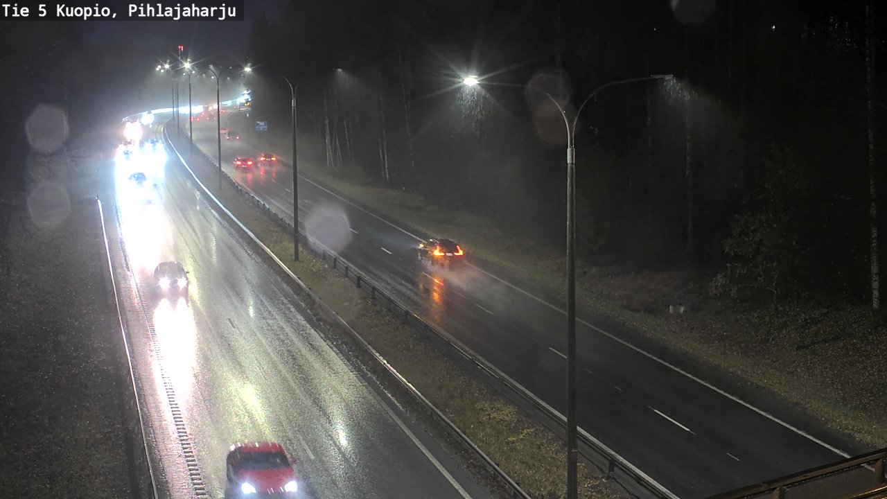 Weather Camera Image Väg 5 Kuopio, Pihlajaharju, Kuopio, Pohjois-Savo