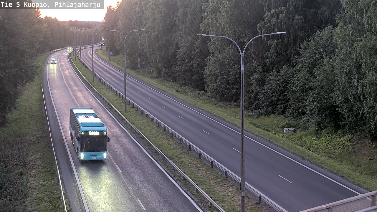 Kelikamerat Kuva Tie 5 Kuopio, Pihlajaharju, Kuopio, Pohjois-Savo