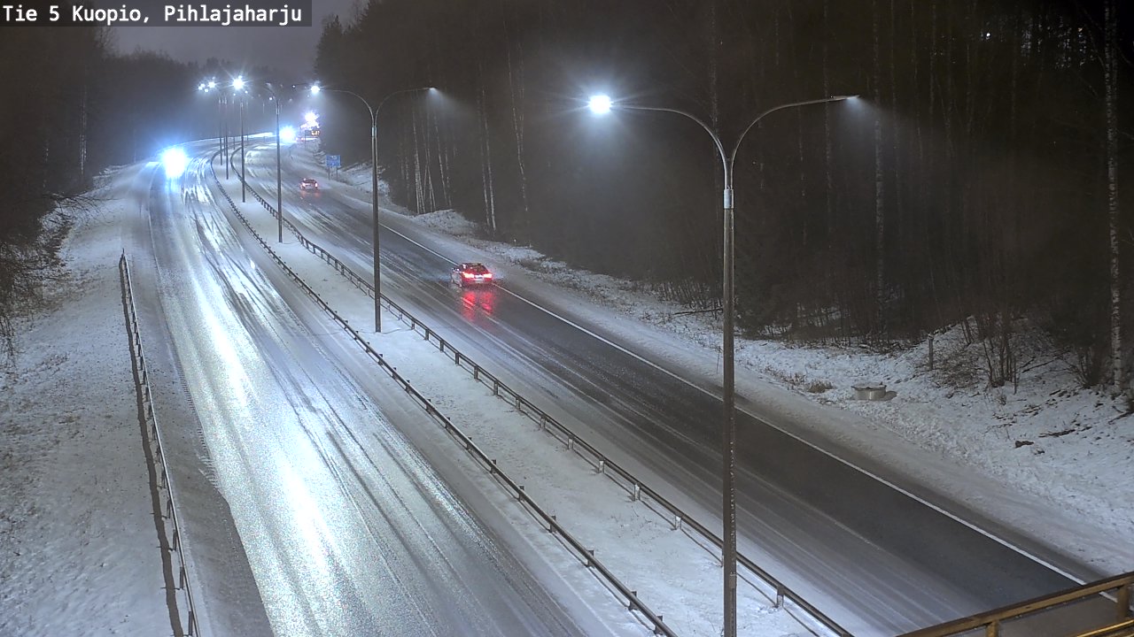Weather Camera Image Road 5 Kuopio, Pihlajaharju, Kuopio, Pohjois-Savo