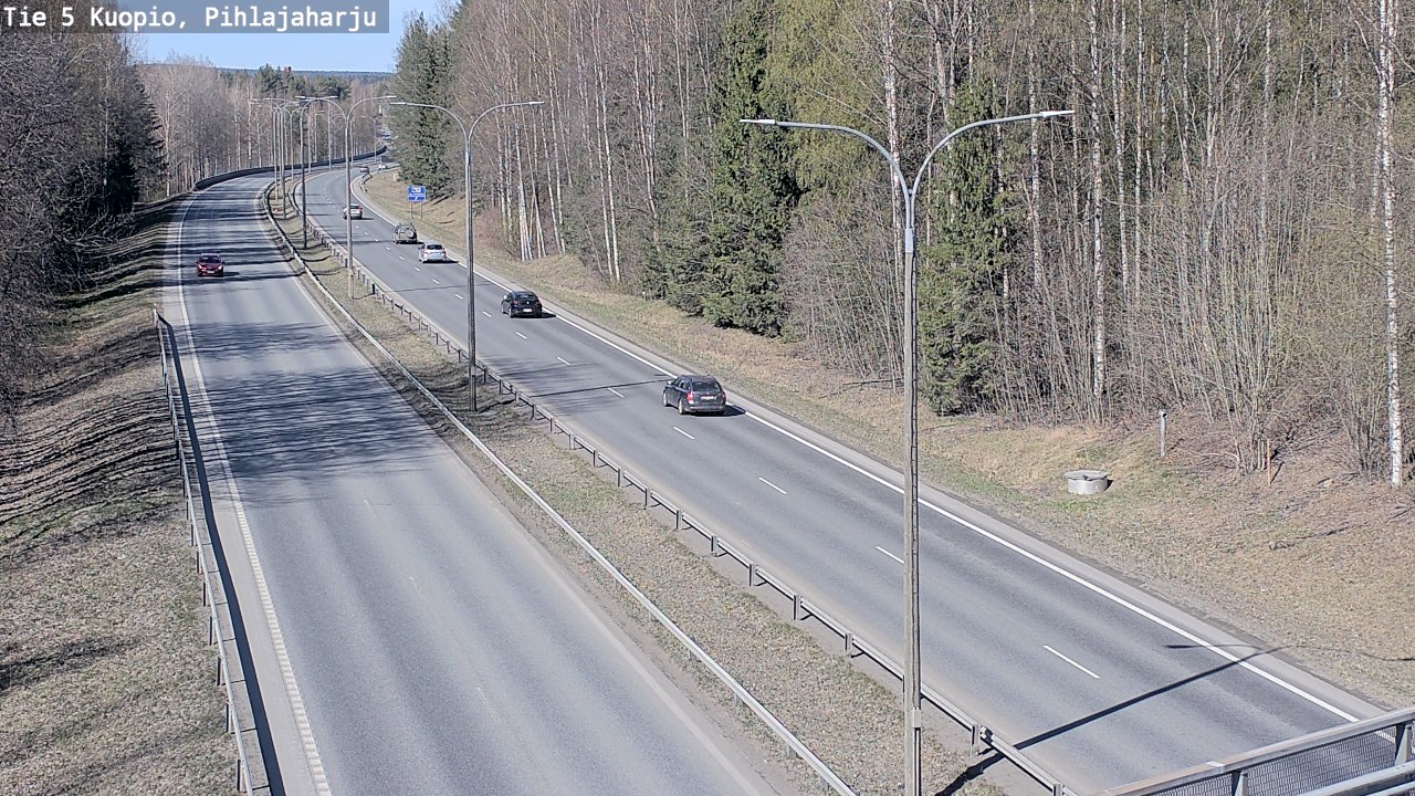 Kelikamerat Kuva Tie 5 Kuopio, Pihlajaharju, Kuopio, Pohjois-Savo
