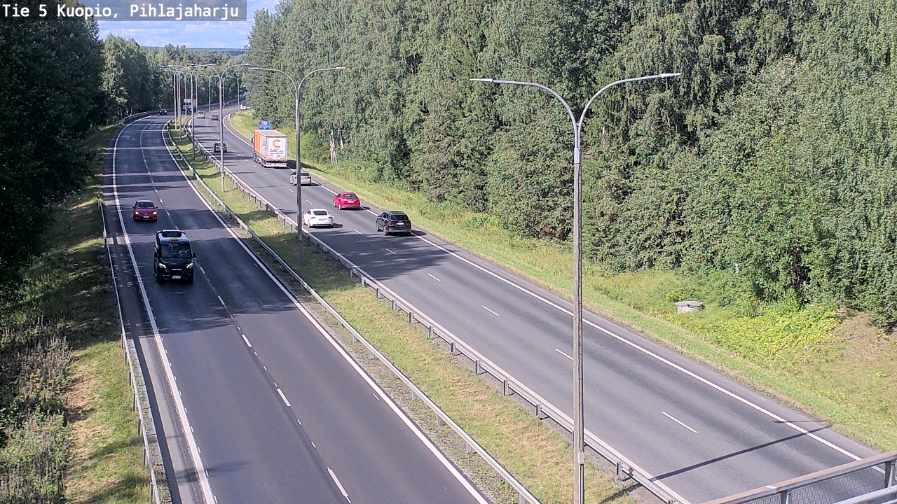 Kelikamerat Kuva Tie 5 Kuopio, Pihlajaharju, Kuopio, Pohjois-Savo