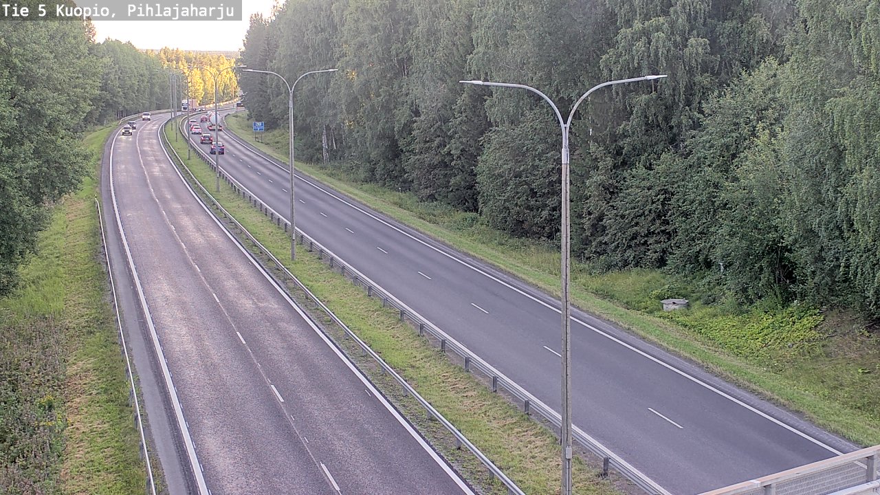 Weather Camera Image Väg 5 Kuopio, Pihlajaharju, Kuopio, Pohjois-Savo