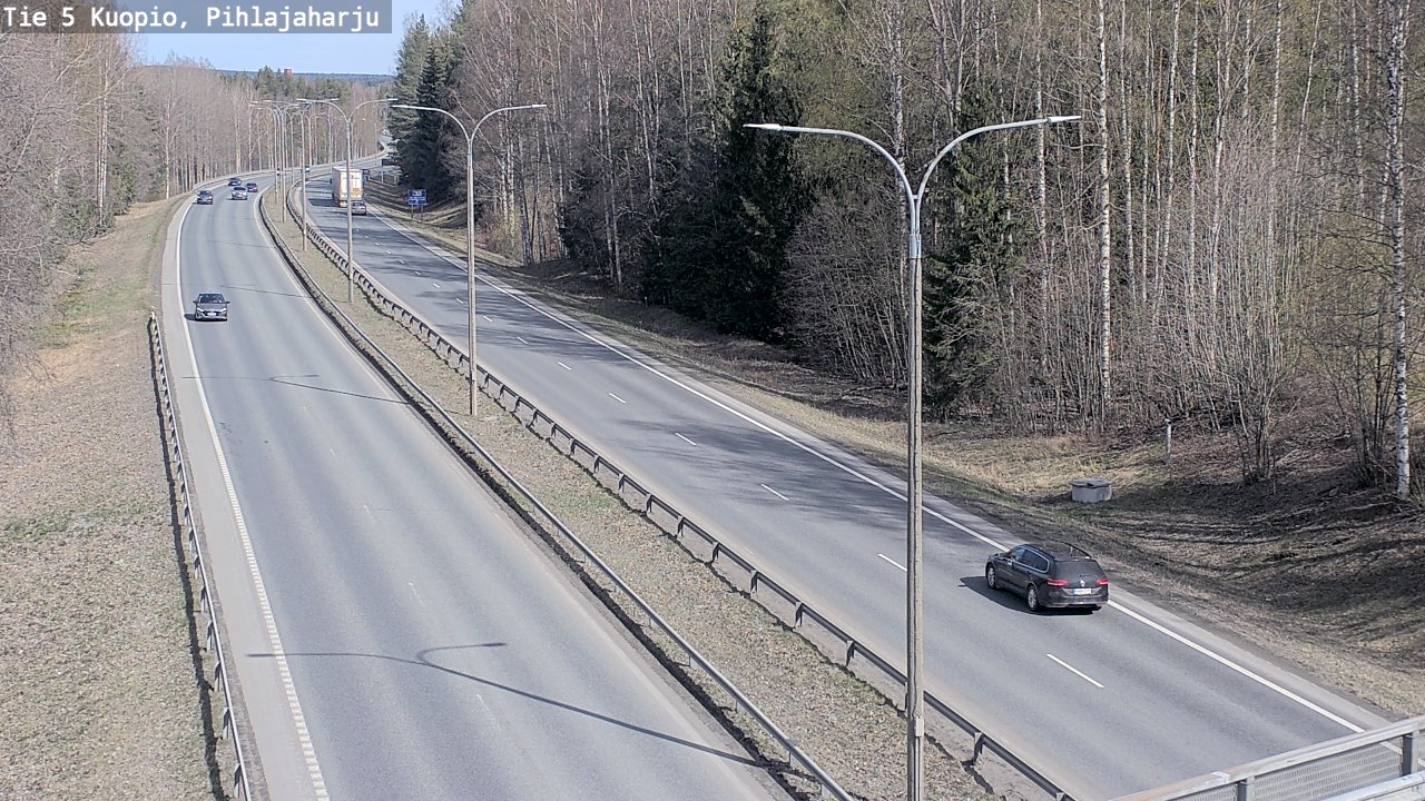 Kelikamerat Kuva Tie 5 Kuopio, Pihlajaharju, Kuopio, Pohjois-Savo