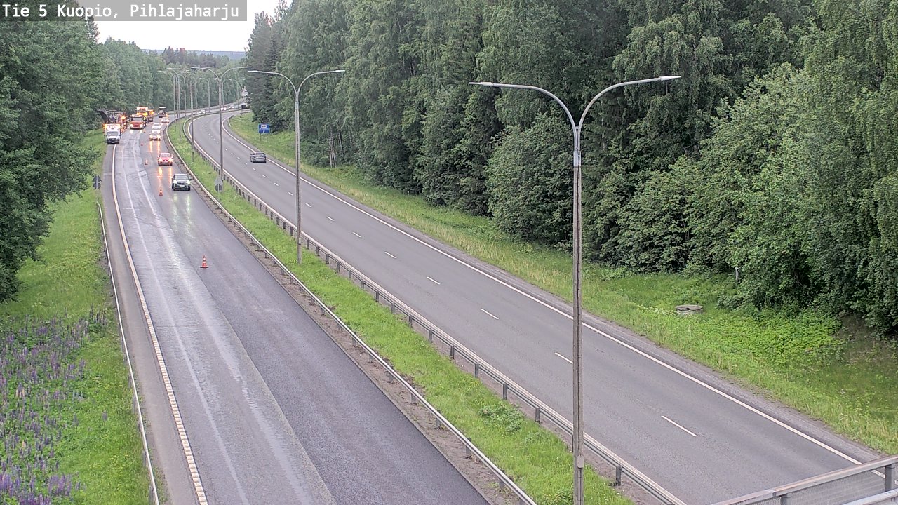 Kelikamerat Kuva Tie 5 Kuopio, Pihlajaharju, Kuopio, Pohjois-Savo