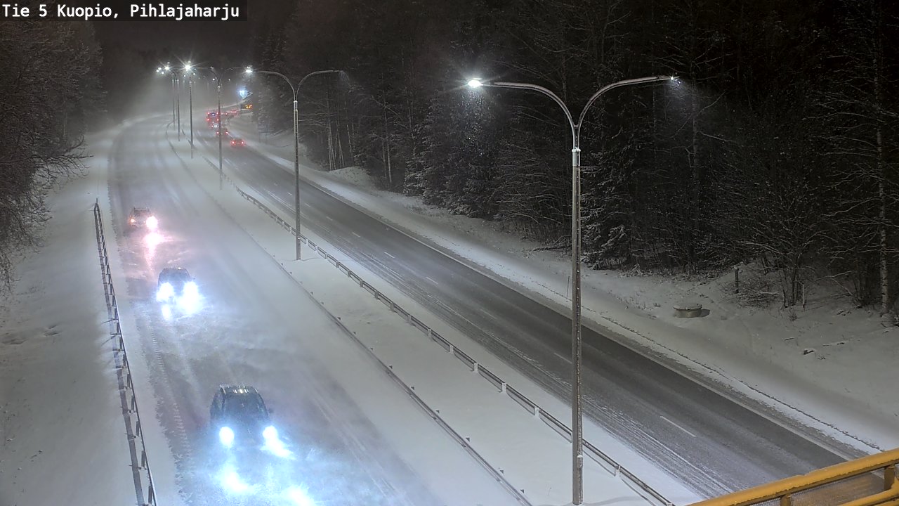 Kelikamerat Kuva Tie 5 Kuopio, Pihlajaharju, Kuopio, Pohjois-Savo