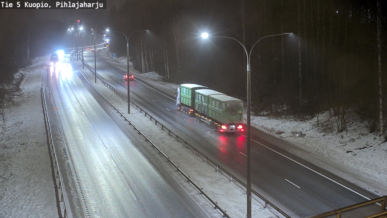 Weather Camera Image Road 5 Kuopio, Pihlajaharju, Kuopio, Pohjois-Savo