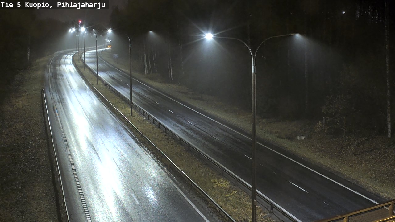 Weather Camera Image Road 5 Kuopio, Pihlajaharju, Kuopio, Pohjois-Savo