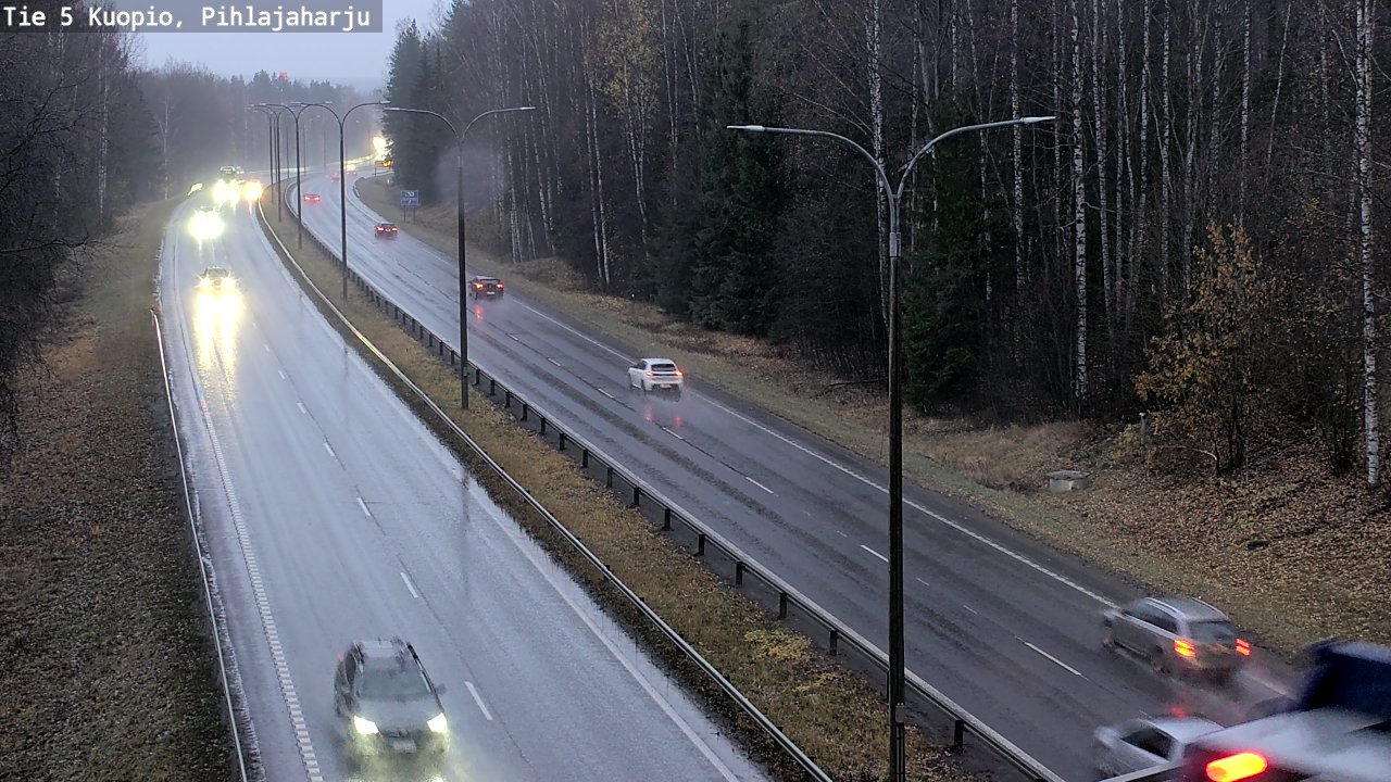Weather Camera Image Väg 5 Kuopio, Pihlajaharju, Kuopio, Pohjois-Savo