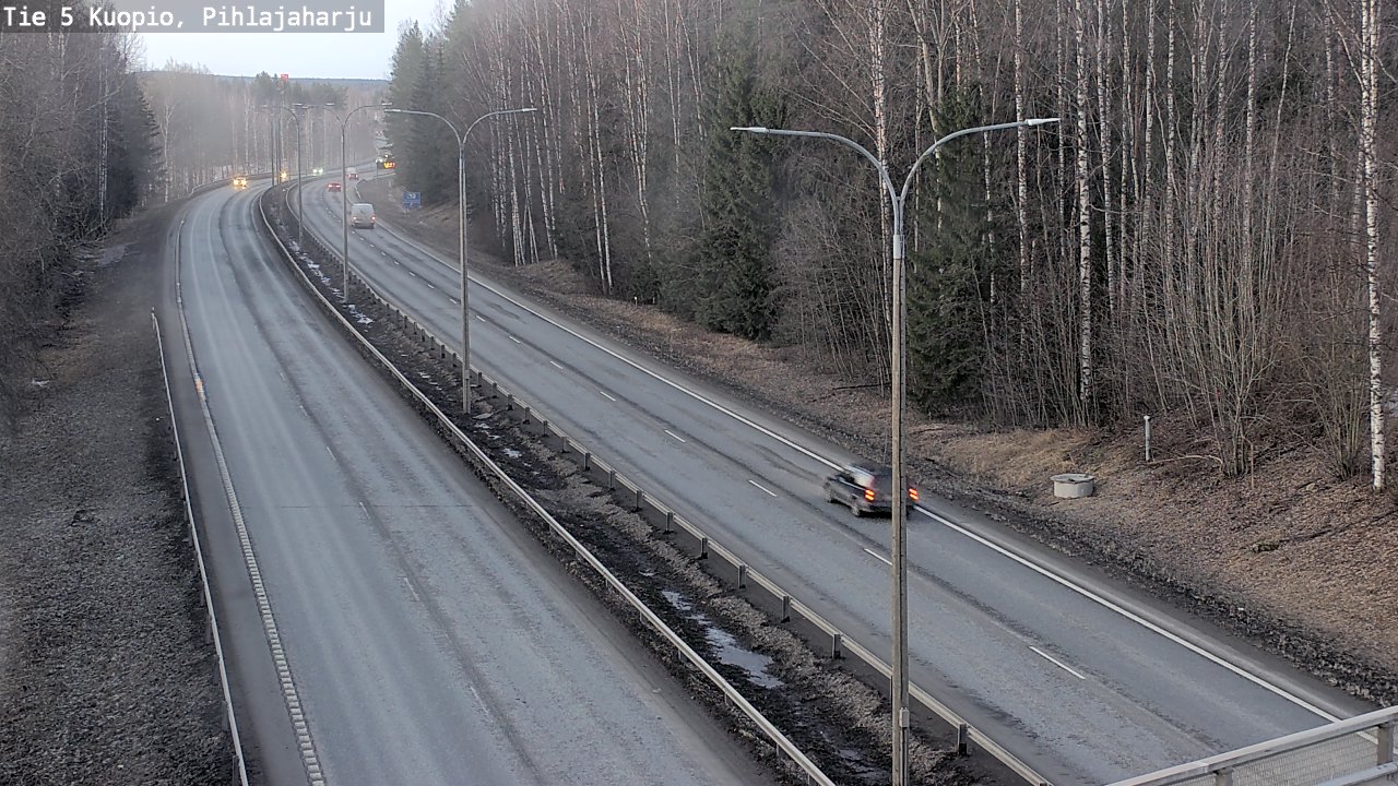 Kelikamerat Kuva Tie 5 Kuopio, Pihlajaharju, Kuopio, Pohjois-Savo