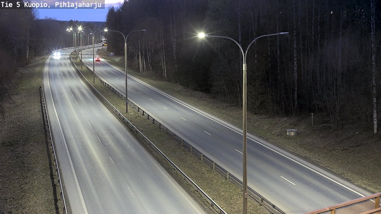 Weather Camera Image Road 5 Kuopio, Pihlajaharju, Kuopio, Pohjois-Savo