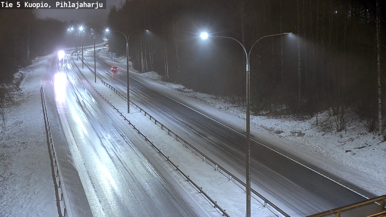 Weather Camera Image Road 5 Kuopio, Pihlajaharju, Kuopio, Pohjois-Savo