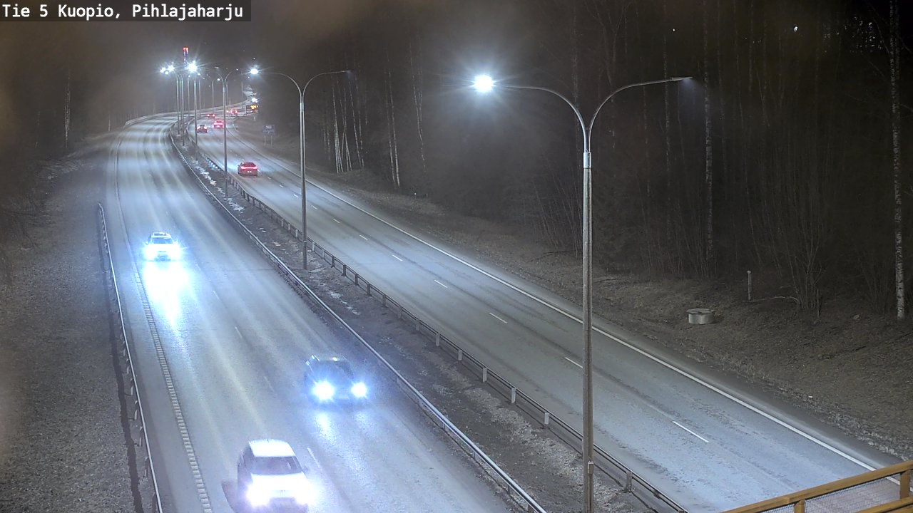 Kelikamerat Kuva Tie 5 Kuopio, Pihlajaharju, Kuopio, Pohjois-Savo