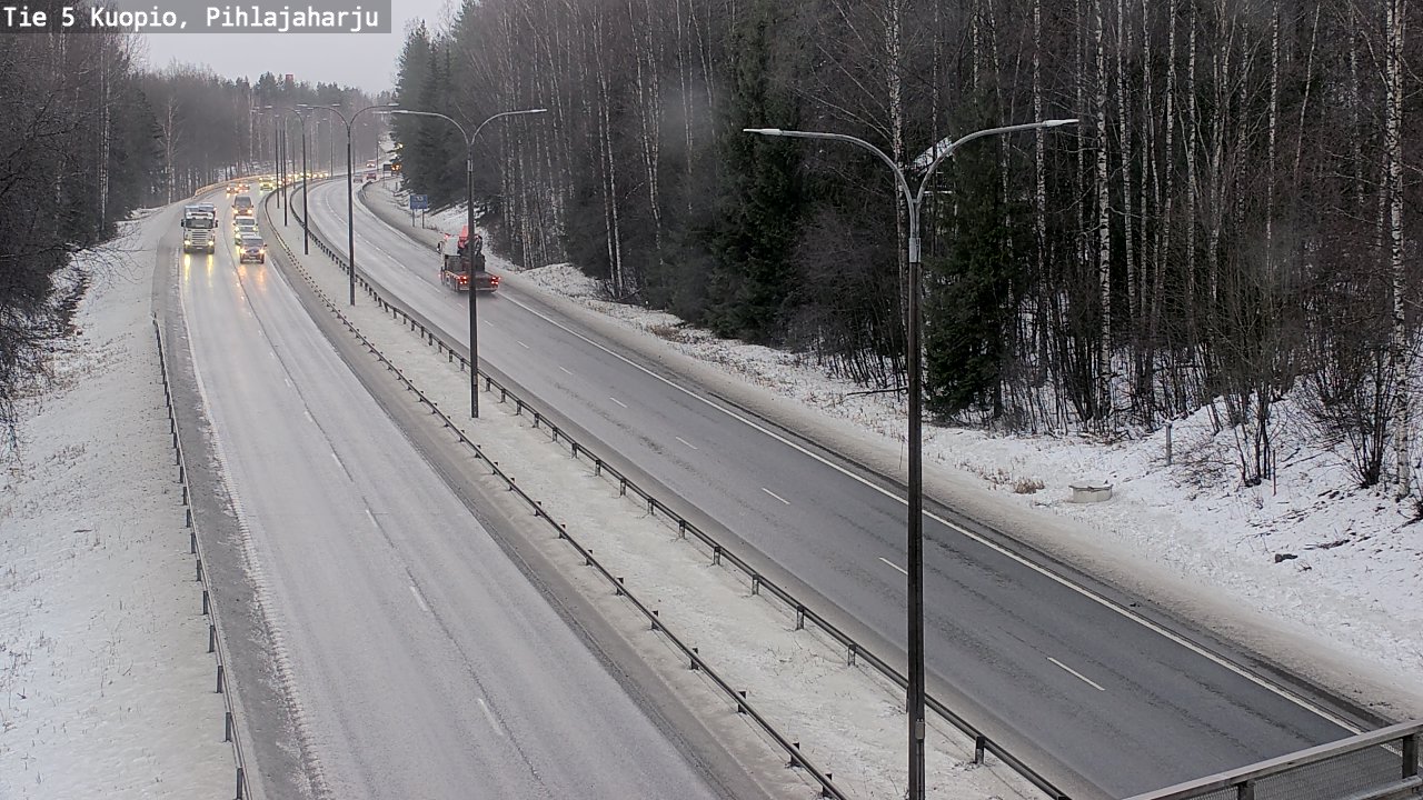 Weather Camera Image Road 5 Kuopio, Pihlajaharju, Kuopio, Pohjois-Savo