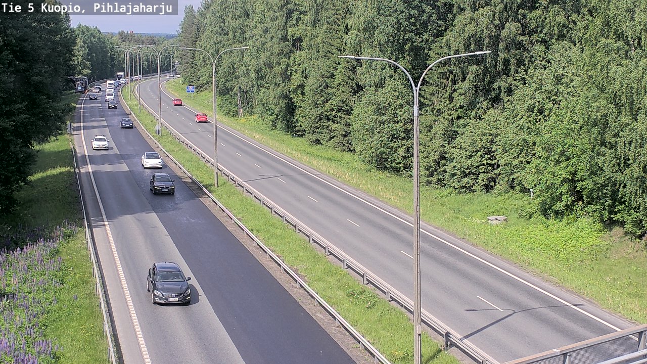 Kelikamerat Kuva Tie 5 Kuopio, Pihlajaharju, Kuopio, Pohjois-Savo